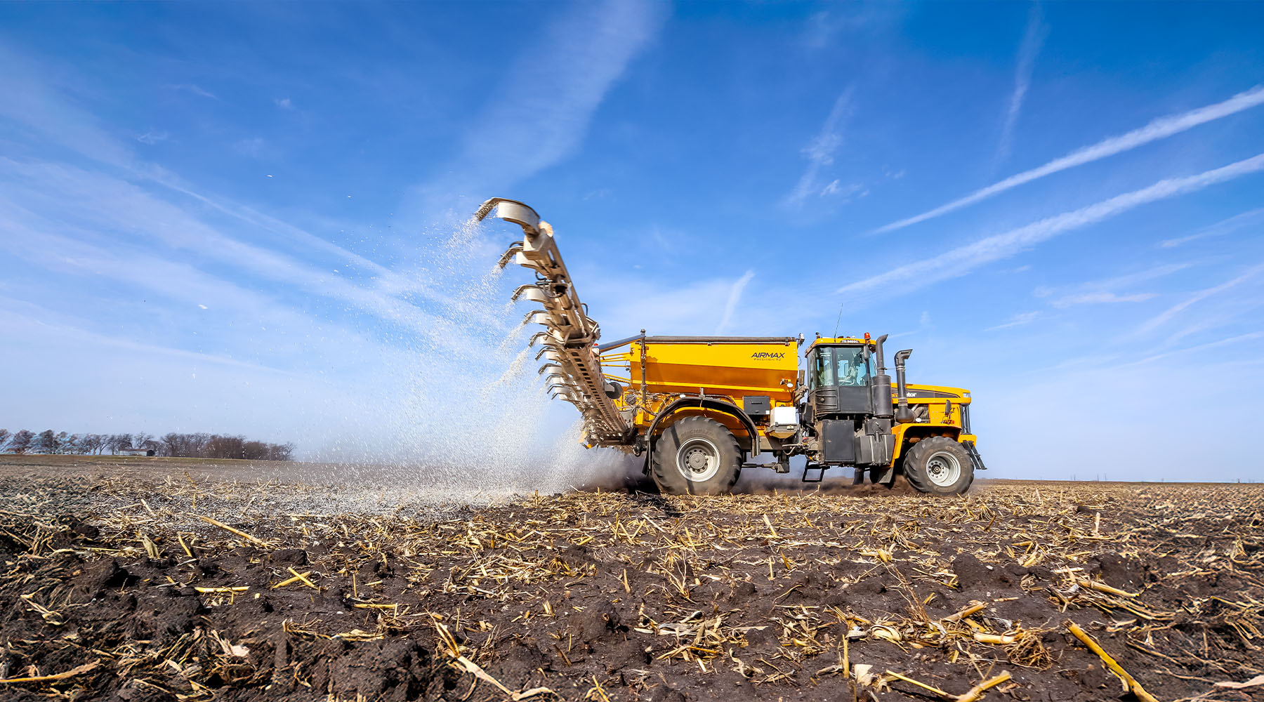 TerraGator dry applicator in field