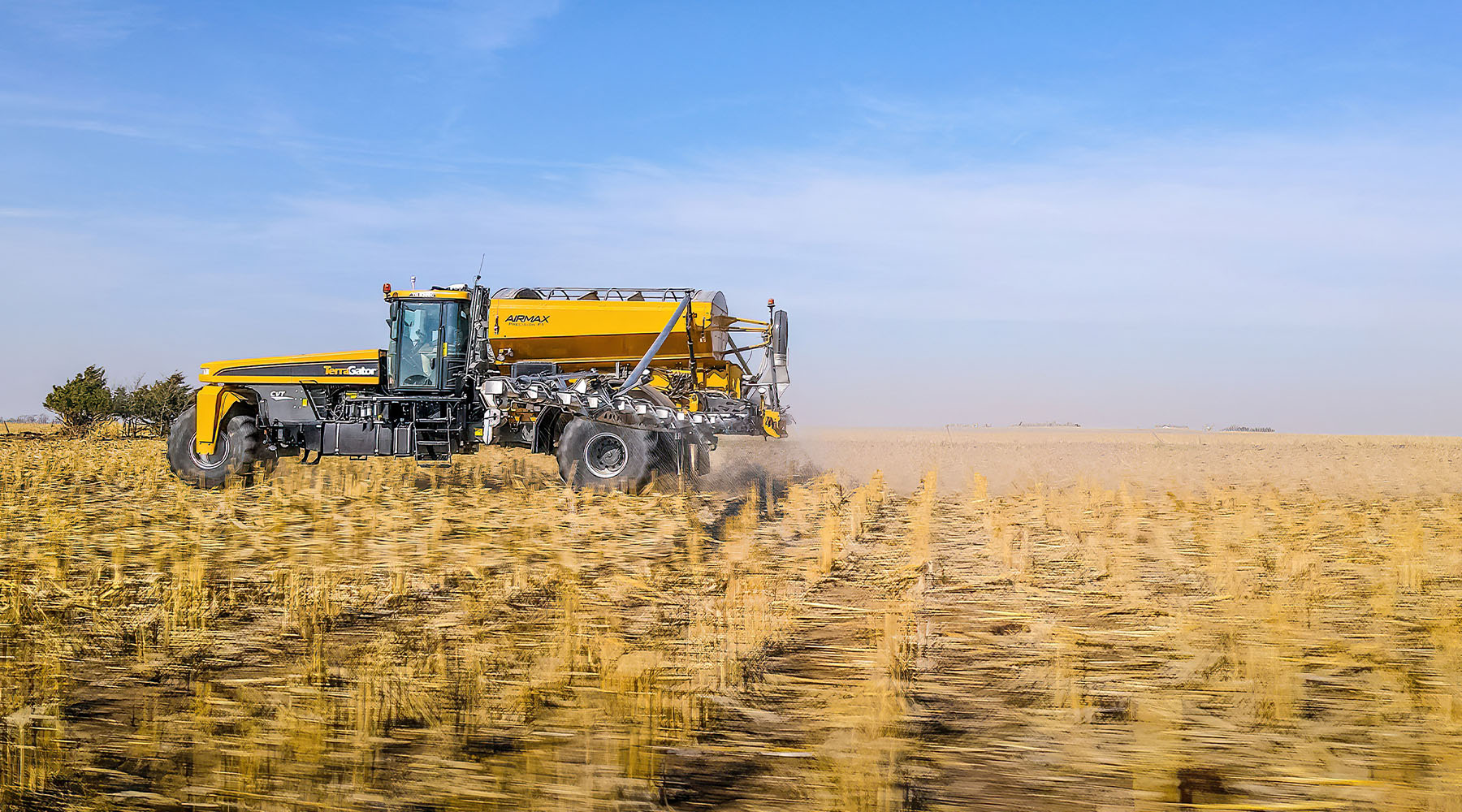 TerraGator dry applicator in field