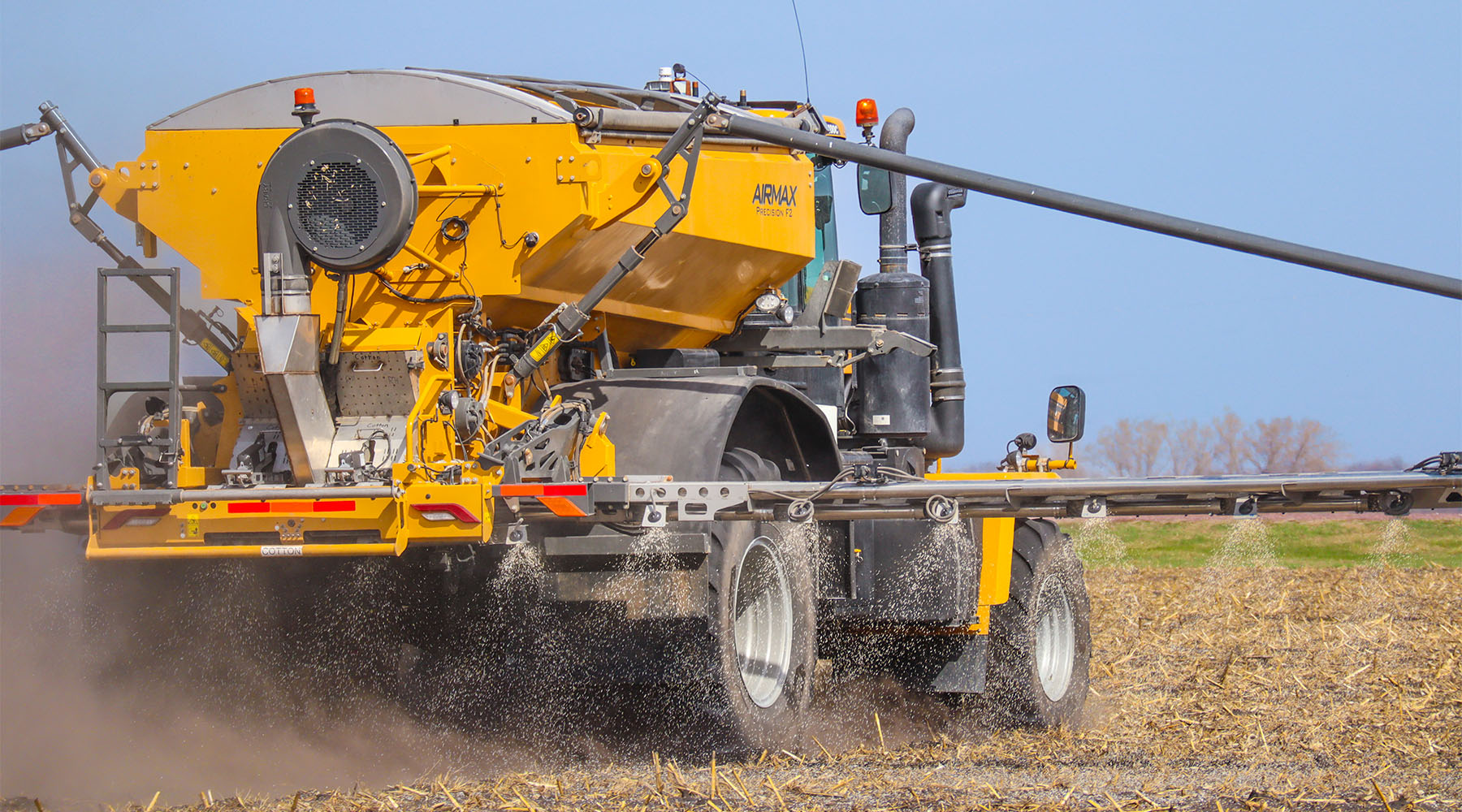 TerraGator dry applicator in field
